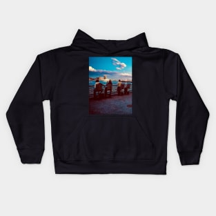 Seaport, Manhattan, NYC Kids Hoodie